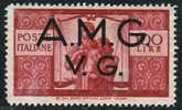 Italy 1LN13 A.M.G. V.G. Mint Hinged 100l From 1946 - Neufs