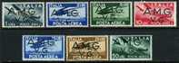 Italy 1LNC1-7 A.M.G. V.G. Mint/Used Airmail Set From 1946-47 - Neufs