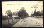 CPA  ANCIENNE- FRANCE- ST-ETIENNE-DU-ROUVRAY (76)- LE FONDS DE BERMONVILLE- ARRIVEE DU TRAMWAY- ANIMATION- PUB PNEUS - Saint Etienne Du Rouvray