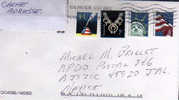 Timbres First Class 2011 Sur  Lettre Adressée Au Mexique - Storia Postale