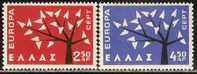 Greece 1962 Mi# 796-797 ** MNH - Europa Issue - Ongebruikt