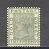 (SA0744) GOLD COAST, 1884 (Queen Victoria, ½ P., Green). Mi # 8. Mint Hinged* Stamp - Costa D'Oro (...-1957)