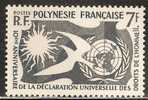 French Polynesia 1958 Mi# 14 ** MNH - Human Rights Issue - Nuevos