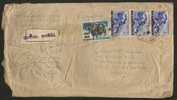 Bhutan 1971   1.30 Nu Yak Stamp Overprinted 15ch  On Local Registered Cover #20255d - Bhoutan