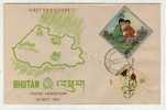 Bhutan  1967  Postal Exhibition Boy Scouts Cover  # 02178 Bhoutan - Bhoutan