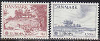 Europa  1977 - Danimarca Nuovi  2 Val Unificato	 640/641 - 1977