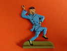 Figurine Tintin En Métal émaillé, Le Lotus Bleu, Hergé Moulinsart - Statues - Metal