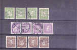 DANEMARK - YVERT N° 153/164 - COTE = 54 EUROS - - Used Stamps