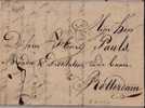 BELGIQUE :  1813 Précurseur De BRUXELLES Vers ROTTERDAM.avec Texte .Griffe BRUSSEL En Rouge. - 1794-1814 (Franse Tijd)