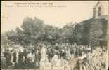 TREMBLEMENT DE TERRE DU 11 Juin 1909 -  Enterrement Des Victimes - La Foule Au Cimetière - Lambesc