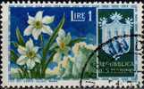 PIA - SAN  MARINO  - 1953 - Flora : Narcisi  -  (SAS  400) - Used Stamps