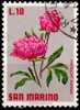 PIA - S. MAR. - 1971 : Fiori -  Peonia Lactiflora - (SAS 841) - Used Stamps