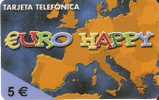 TARJETA PREPAGO DE ESPAÑA DE EURO HAPPY - Altri & Non Classificati