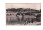 01 TREVOUX Vue Générale, Pont Suspendu, Animée, Blanchisseuses, Ed JA, 1908 - Trévoux