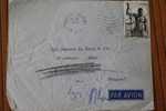 POINTE NOIRE   A.E.F. AFRIQUE EQUATORIALE  FRANCAISE  EX COLONIE 1950 LETTRE   >MARCOPHILIE P/ HORLOGERIE LYON - Storia Postale