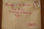 BOUAR OUBANGUI  CHARI A.E.F. AFRIQUE EQUATORIALE  FRANCAISE  EX COLONIE 1950 LETTRE  >MARCOPHILIE P/ HORLOGERIE LYON - Sonstige & Ohne Zuordnung