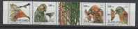 1994YU MH2647-50 STRIP JUGOSLAVIA JUGOSLAWIEN JUGOSLAVIJA FAUNA BIRDS NEVER HINGED - Unused Stamps