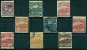SAN MARINO  1903 CIFRE O VEDUTE 9 VALORI USATI - Used Stamps