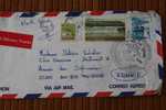 SPECIAL DELIVRY EXPRESS + CACHET  D >CANADA   > AIX EN PROVENCE 1  POR AVION >  BY AIR MAIL  CORREO AERO  LETTRE COVER - Brieven En Documenten