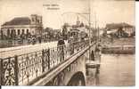 Fs509/ Diedenhofen (Lothringen) Moselbrücke Mit Strassenbahn (tram) 1915 - Lorraine
