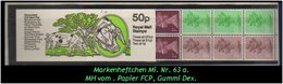 Grossbritannien - 1983, 50 P Markenheftchen Mi. Nr. 63 A. - Carnets