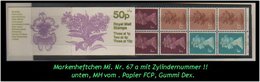 Grossbritannien - 1983, 50 P Markenheftchen Mi. Nr. 67 A Mit Zylindernummer. - Booklets