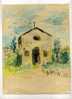 - CHAPELLE A BIOT . AQUARELLE DE SYLVAIN GEORGES - Aquarelles