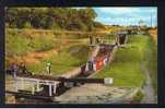 RB 705 - J. Salmon Postcard - Narrow Canal Boat In Foxton Locks Leicestershire - Grand Union Canal - Other & Unclassified