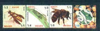 Bangladesh YT625-55 ** Wasp, Grasshopper, Apis Indica, Bombyx Mori - Bienen