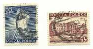 1937 - Polonia 393 + 396 Ordinaria C380   ----- - Oblitérés