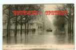 INONDATIONS 1910 - Cours La Reine - Barque Sauvetage De Personnes - Crue De La Seine à Paris - Dos Scané - Überschwemmungen