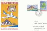 Mauritius FDC 1970: Inauguration Ligne Maurice-Francfort - Maurice (1968-...)