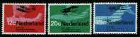 Ned 1968 Luchtvaart Zegels Mint Hinged 909-911 # 352 - Unused Stamps