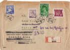 3386# TCHECOSLOVAQUIE LETTRE RECOMMANDEE Obl PRAGUE PRAHA CESKOSLOVENSKO 1945 Pour PARIS COVER - Covers & Documents