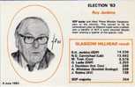 ELECTION 83 - N°5 - Roy JENKINS - Glasgow Hillhead  Result, -  Tirage Limite (22161) - Partiti Politici & Elezioni