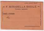 TERMINI IMERESE - Card / Cartolina Pubblicitaria (CEREALI E GRANAGLIE - F. Mirabella Basile)  - 1910 - Publicity