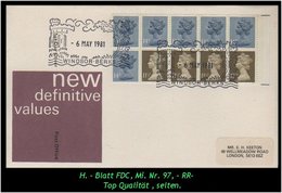 Grossbritannien – Markenheftchenblatt 97 Auf FDC. –RR- - Carnets