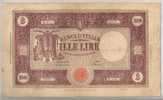 REPUBBLICA ITALIANA 1000 LIRE BARBETTI 12 - 07 - 1947 - 1.000 Lire