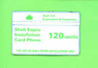 UK  -  Optical Phonecard For Use On Oil Or Gas Rigs Only - Plateformes Pétrolières