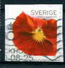 Suède 2010 - YT 2739 (o) Sur Fragment - Pensée (fleur) - Used Stamps