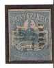 PONY EXPRESS  2 Dollars Bleu Obl.  Wells Fargo - Lokalausgaben