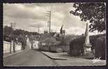 CPM-PHOTO  ANCIENNE- FRANCE- DAMPIERRE (78)- LA GRANDE RUE- L'EGLISE ET LE MONUMENT- - Dampierre En Yvelines