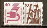 Germany (BRD) 1974  Unfallverhutung. MH. 20 (o) Mi.Wz 47 - Se-Tenant