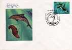 Russie: 1990 Jolie Lettre Timbre Et Illustration Dauphins Et Orque - Delfini