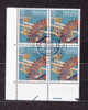 1996   N°252     BLOC DE 4     OBLITERE       CATALOGUE  ZUMSTEIN - Used Stamps