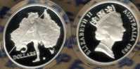 AUSTRALIA $5 ABORIGINAL MAN EXPLORERS MASTERPIECES IN SILVER 1993 PROOF READ DESCRIPTION CAREFULLY!! - Altri & Non Classificati