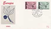 BELGIUM  1965 EUROPA CEPT FDC - 1965