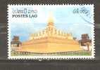 LAOS 1998 - TEMPLE OF THAT LUONG  - POSTALLY USED OBLITERE GESTEMPELT - NO CTO! - Bouddhisme
