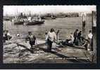 RB 708 - Real Photo Postcard - Fish Market In Folkestone Harbour Kent - Fishing Boats - Folkestone