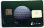 @+ Carte Demonstration Axalto - Golf (type Banque) - Exhibition Cards